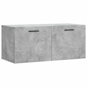 vidaXL betonszürke szerelt fa faliszekrény 80 x 36, 5 x 35 cm kép