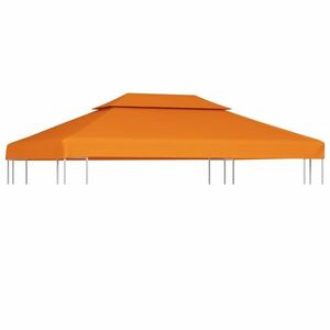 vidaXL narancssárga csere pavilon ponyvatető 310 g/m² 3 x 4 m kép