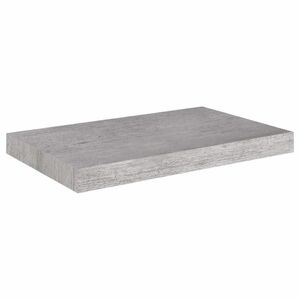 vidaXL betonszürke MDF lebegő fali polc 50 x 23 x 3, 8 cm kép