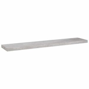 vidaXL betonszürke MDF lebegő fali polc 120 x 23, 5 x 3, 8 cm kép