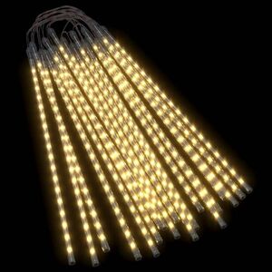 vidaXL 20 db 720 LED-es meleg fehér bel-/kültéri meteor fényfüzér 50cm kép