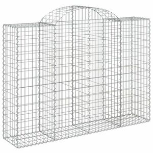 Íves horganyzott vas gabion kosár 200x50x140/160 cm kép