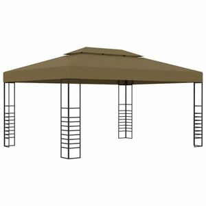 vidaXL tópszínű pavilon 3 x 4 m 180 g/m² kép