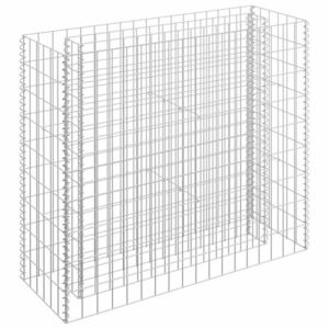 vidaXL horganyzott acél gabion magaságyás 90 x 30 x 90 cm kép