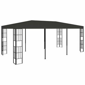 vidaXL antracitszürke pavilon 3 x 6 m kép