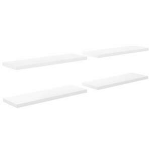 vidaXL 4 db magasfényű fehér MDF lebegő fali polc 120 x 23, 5 x 3, 8 cm kép