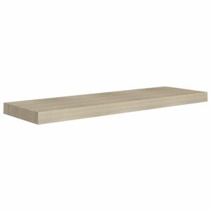 vidaXL tölgyszínű MDF lebegő fali polc 80 x 23, 5 x 3, 8 cm kép