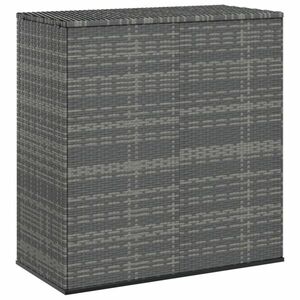 vidaXL szürke polyrattan kerti párnatartó doboz 100 x 49 x 103, 5 cm kép