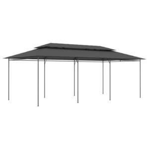 vidaXL antracitszürke pavilon 600 x 298 x 270 cm kép