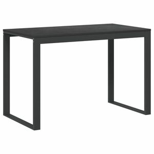 vidaXL fekete forgácslap számítógépasztal 110 x 60 x 73 cm kép