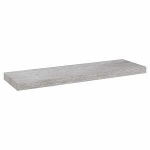 vidaXL betonszürke MDF lebegő fali polc 80 x 23, 5 x 3, 8 cm kép