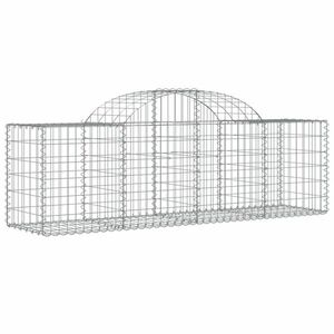 Íves horganyzott vas gabion kosár 200x50x60/80 cm kép