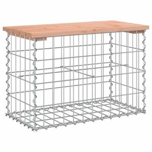 vidaXL tömör duglászfenyő gabion kerti pad 63x31, 5x42 cm kép