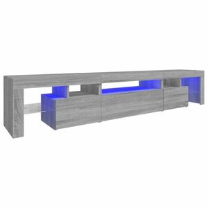 vidaXL szürke sonoma színű TV-szekrény LED-lámpákkal 215x36, 5x40 cm kép