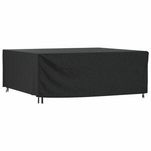 vidaXL fekete 420D vízálló kerti bútorhuzat 250x210x90 cm kép