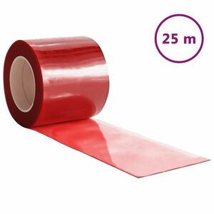 vidaXL piros PVC ajtófüggöny 200 mm x 2 mm 25 m kép