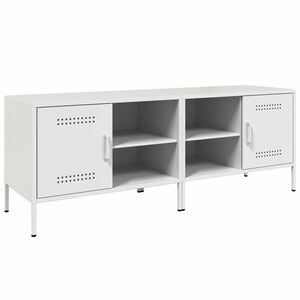 vidaXL 2 db fehér acél TV-szekrény 68 x 39 x 50, 5 cm kép