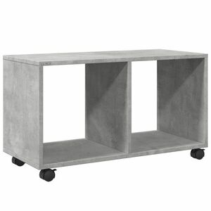 vidaXL betonszürke szerelt fa görgős szekrény 72 x 33 x 42, 5 cm kép