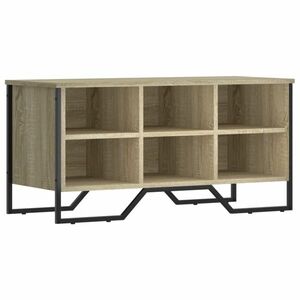 vidaXL sonoma tölgy színű szerelt fa cipőszekrény 90 x 38 x 45, 5 cm kép