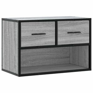 vidaXL szürke sonoma színű szerelt fa TV-szekrény 60 x 31 x 39, 5 cm kép