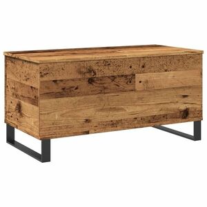 vidaXL antik fa színű szerelt fa dohányzóasztal 90 x 44, 5 x 45 cm kép