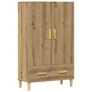 vidaXL Highboard artisan tölgy 70x31x115 cm gépi úton előállított fa kép