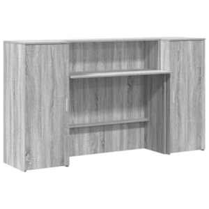 vidaXL recepciós pult szürke sonoma 180x50x103, 5 cm szerelt fa kép