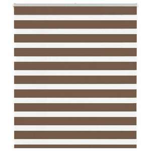 vidaXL zebrafüggönnyel barna szövetszélesség 130, 9 cm poliészter kép