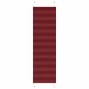 vidaXL pliszírozott redőny Bordeaux piros 60x200 cm Szövetszélesség kép