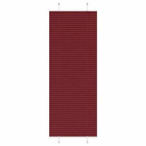 vidaXL pliszírozott redőny Bordeaux piros 70x200 cm szövetszélesség kép