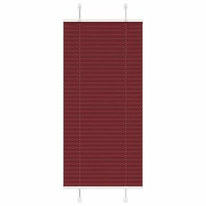 vidaXL pliszírozott redőny Bordeaux piros 60x150 cm Szövetszélesség kép