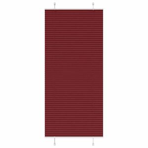 vidaXL pliszírozott redőny Bordeaux piros 95x200 cm Szövetszélesség kép