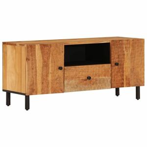 vidaXL tömör akácfa TV-szekrény 105 x 33 x 46 cm kép