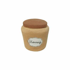 Világosbarna textil játéktároló kosár ø 28x27 cm Honey Pot – Lorena Canals kép