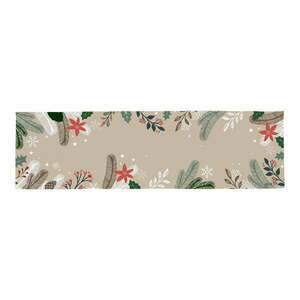 Pamut asztali futó karácsonyi mintával 40x140 cm Frosted Branches – Butter Kings kép