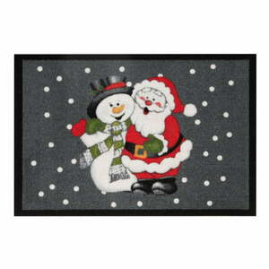 Santa and Snowman lábtörlő, 40 x 60 cm - Hanse Home kép