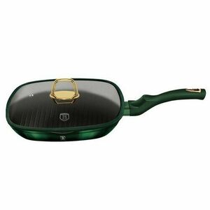 Berlinger Haus Emerald Collection Grillserpenyő fedővel és titan felülettel, 28 cm kép