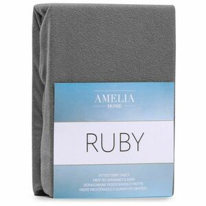 Lepedő RUBY szürke frottír 100-120x200 AmeliaHome kép