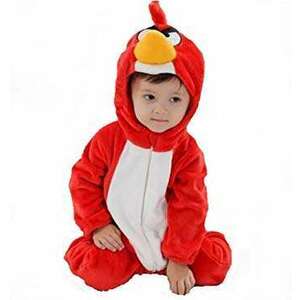 Baba plüss Kigurumi overál - Angry Birds - piros kép