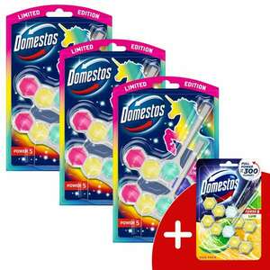 Domestos Power5 WC frissítő blokk Magic Unicorn (6x50g) + Ajándék... kép