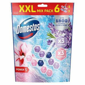 Domestos Power5 WC frissítő blokk mix Magnolia & Lavender (6x50g) kép