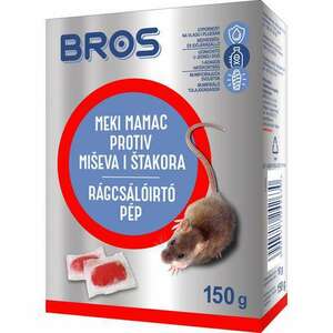 Bros rágcsálóirtó pép 150g 29ppm 12db/karton kép