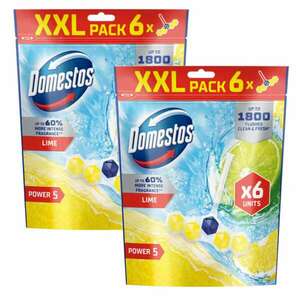 Domestos Power5 WC frissítő blokk Lime (12x50g) kép