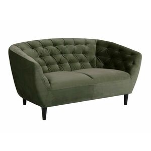 Chesterfield kanapé Oakland 315, Sötétzöld, 78x150x84cm, Lábak: Fa, Eukaliptusz, Kaucsuk kép