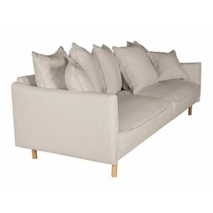 Kanapé Riverton 407, Beige, 87x239x91cm, Lábak: Fa kép