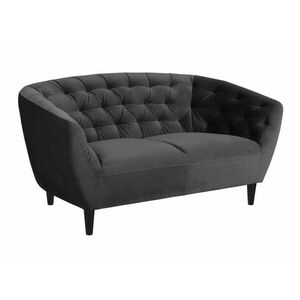 Chesterfield kanapé Oakland 315, Sötétszürke, 78x150x84cm, Lábak: Fa, Eukaliptusz, Kaucsuk kép