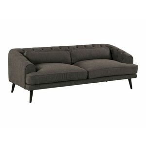 Chesterfield kanapé Riverton 774, Szürke, 96x224x79cm, Lábak: Fa kép