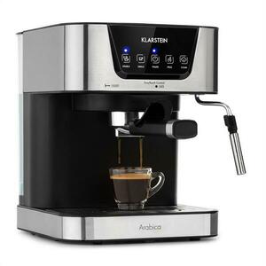 Klarstein Arabica, eszpresszó kávéfőző, 1050 W, 15 bar, 1, 5 l, érintős vezérlőpanel, rozsdamentes acél kép