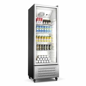 Klarstein GrandCooler italhűtő | 270 l | LED világítás | kerekekkel | 4 polc kép