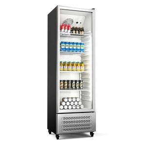 Klarstein GrandCooler italhűtő | 306 l | LED világítás | kerekekkel | 4 polc kép